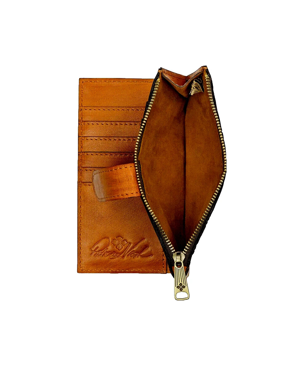 Patricia Nash Nazari Bifold Wallet, Cinnamon, Small