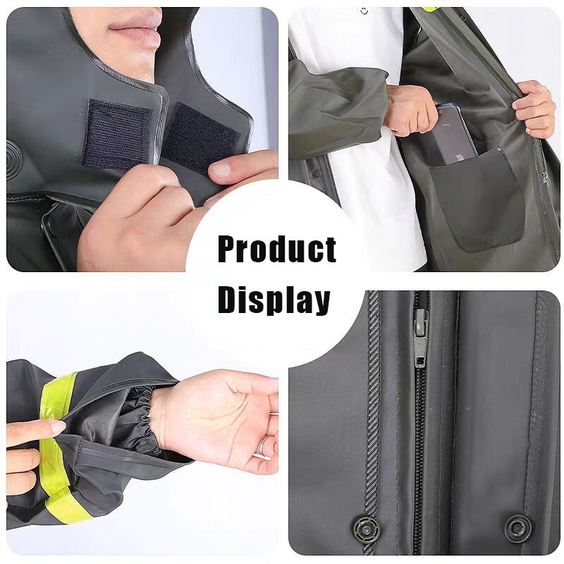 Men Women Rain Suits Jackets Pant Gear motorcycle hivis Waterproof Raincoat