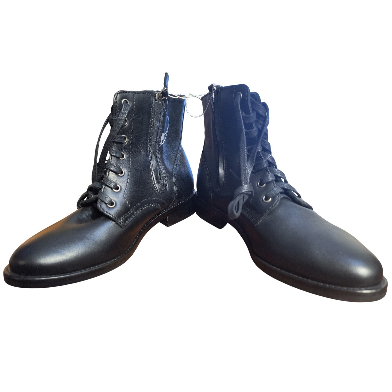 Womens Thursday Boots Leather Lace Up Ankle Boots Military Style Fashion Shoes