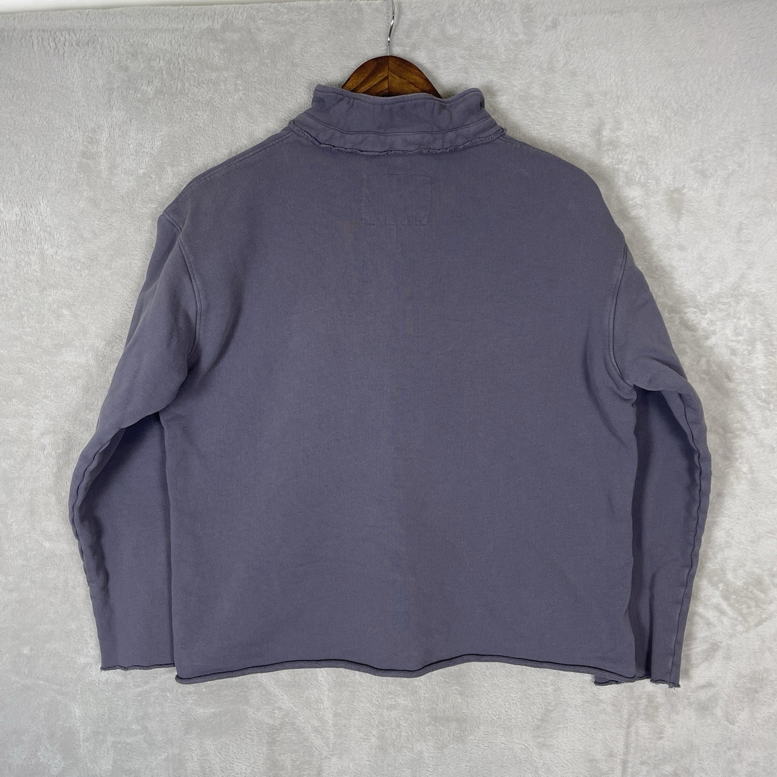 Frank & Eileen Patrick Popover Henley Womens Medium French Terry LAB510TF