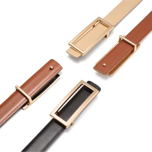 Womens Belt Reversible Leather Belt Skinny Thin Fashion Designer Waist Belts Top