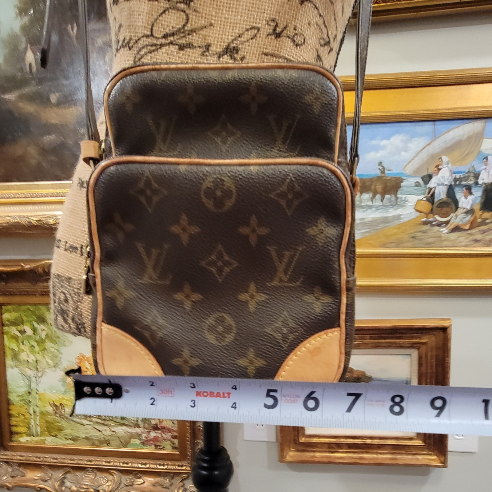 USA Seller Louis Vuitton Monogram Amazone Cross Body Shoulder Bag Leather M45236