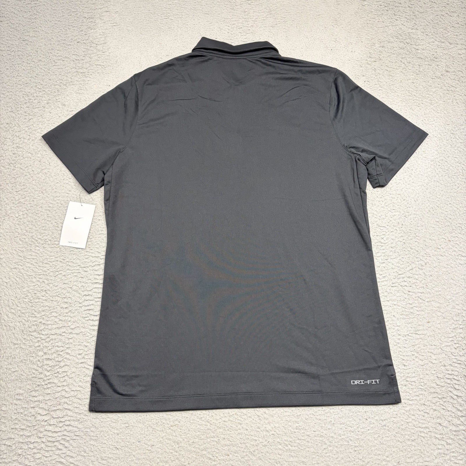 Nike Franchise Polo Shirt Mens XL Black Dri-Fit Short Sleeve Athletic Fit CI4470