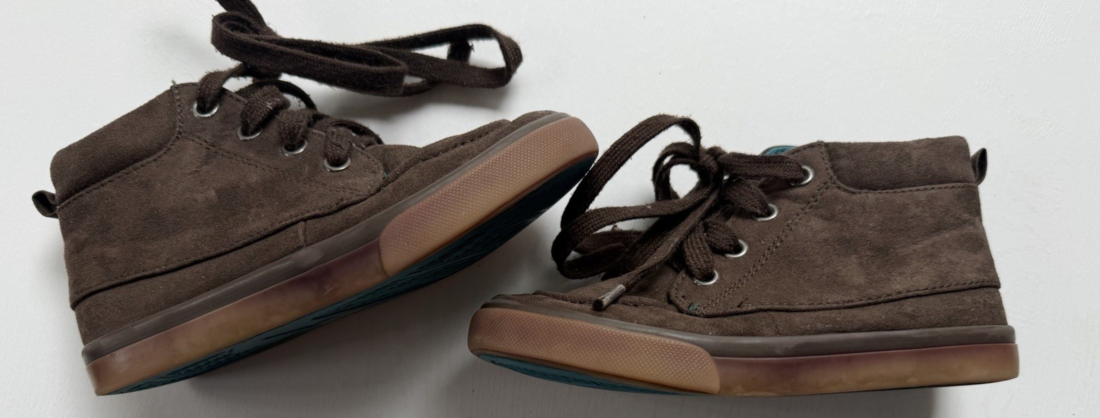 Lot of 2 Toddler Boys Shoes Size 11 Cat & Jack Brown High Tops & Casual Sneakers