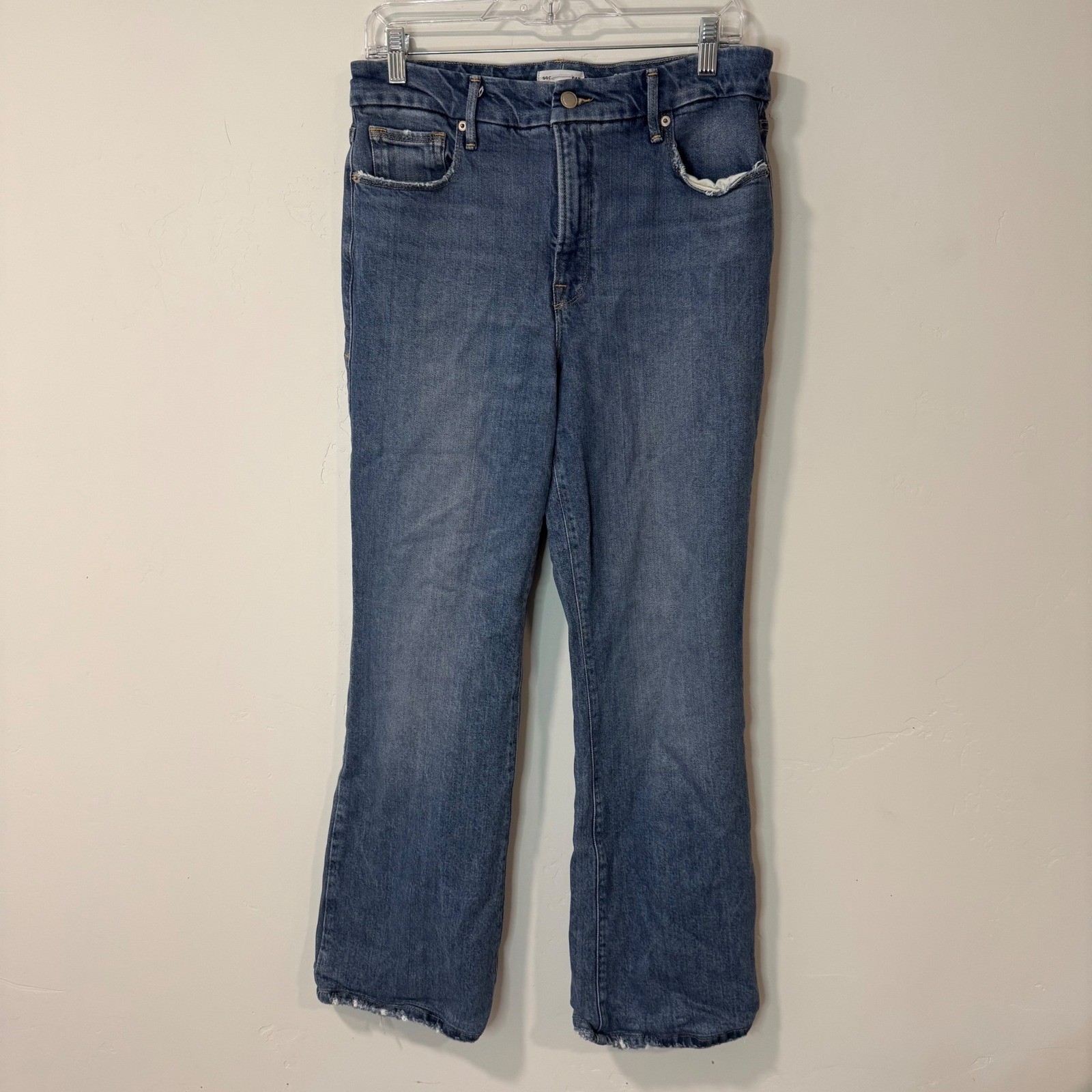 Good American Womens Jeans 10/30 Blue Excellent Good Classic Bootcut High Rise
