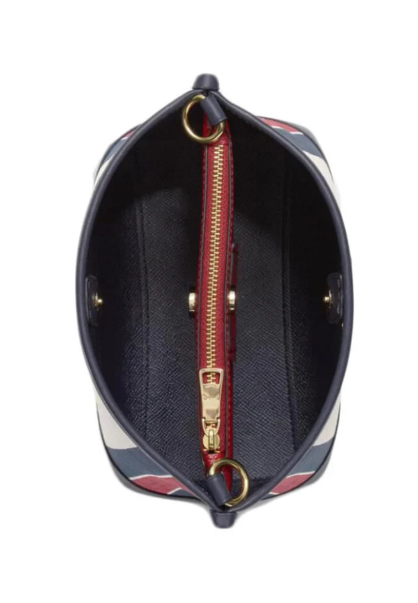NEW Coach Mollie Bucket Bag 22 In Signature Jacquard With Stripes