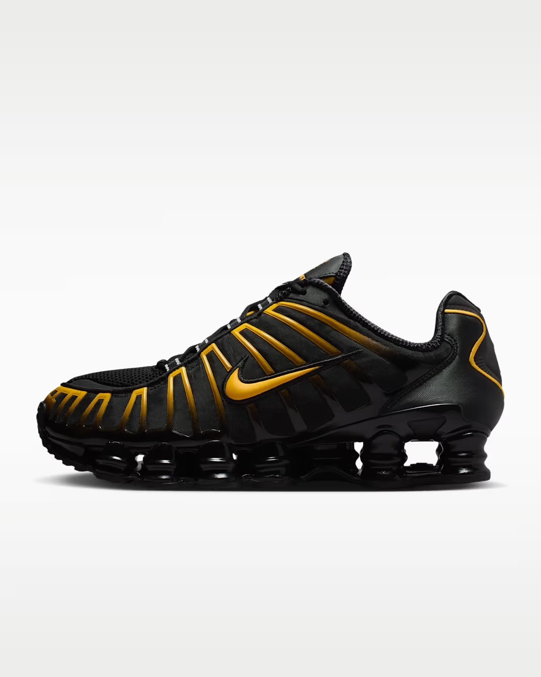 Nike Shox TL Shoes Black University Gold AV3595-013 Men’s Sizes NEW