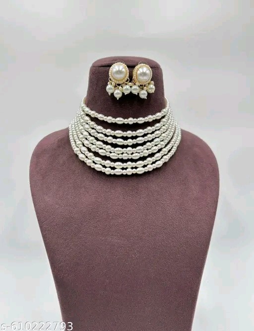 Indian Bollywood Gold Plated Kundan Choker Bridal Necklace Earrings Jewelry Set