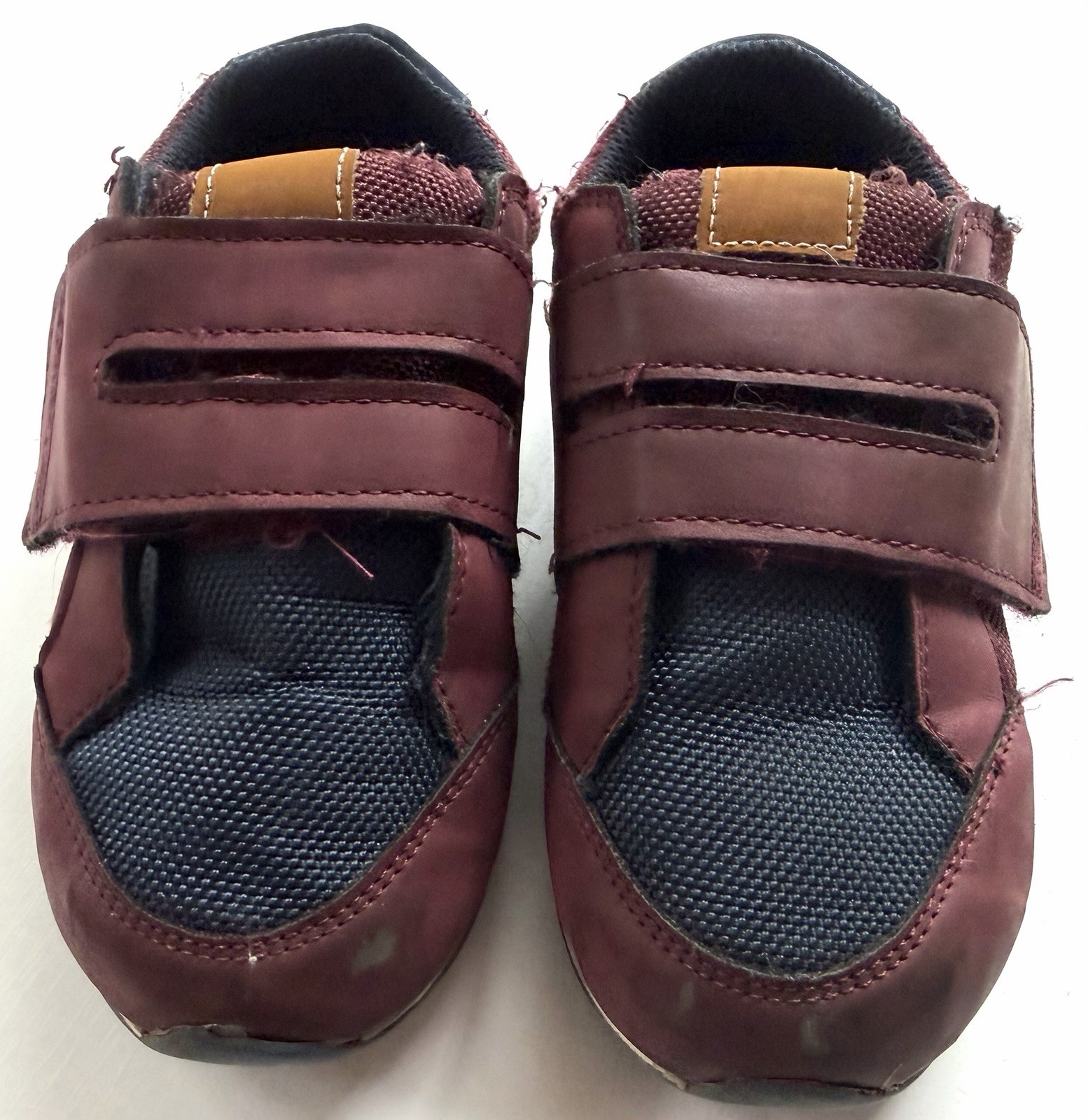 Lot of 2 Toddler Boys Shoes Size 11 Cat & Jack Brown High Tops & Casual Sneakers
