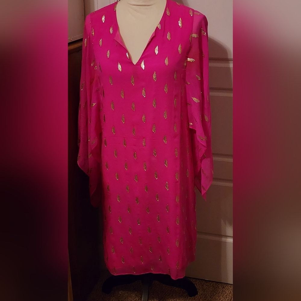 Preowned Lilly Pulitzer size 4 hot pink 👚 dress