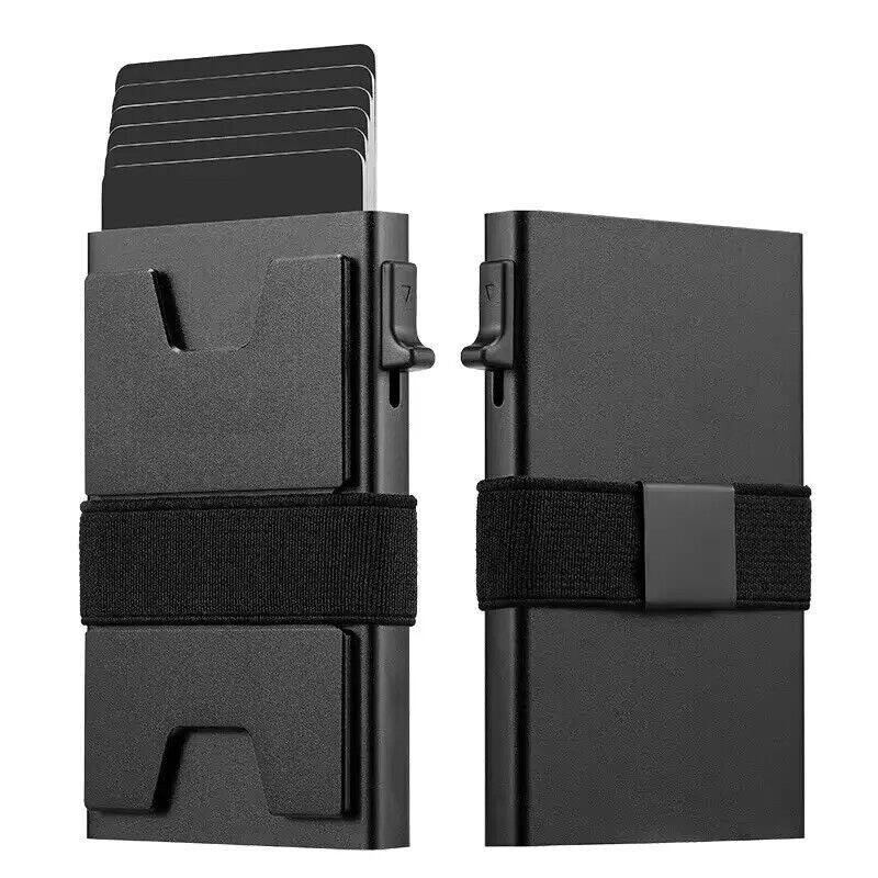 Ekster Style Aluminum Card RFID BLOCKING Wallet – Black – New SEALED USA SELLER