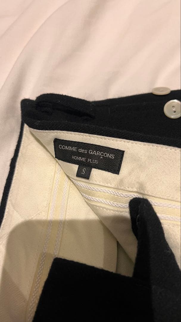 COMME DES GARCONS HOMME PLUS Fall Winter 2024 Wool Bermuda Shorts Wide Very Good