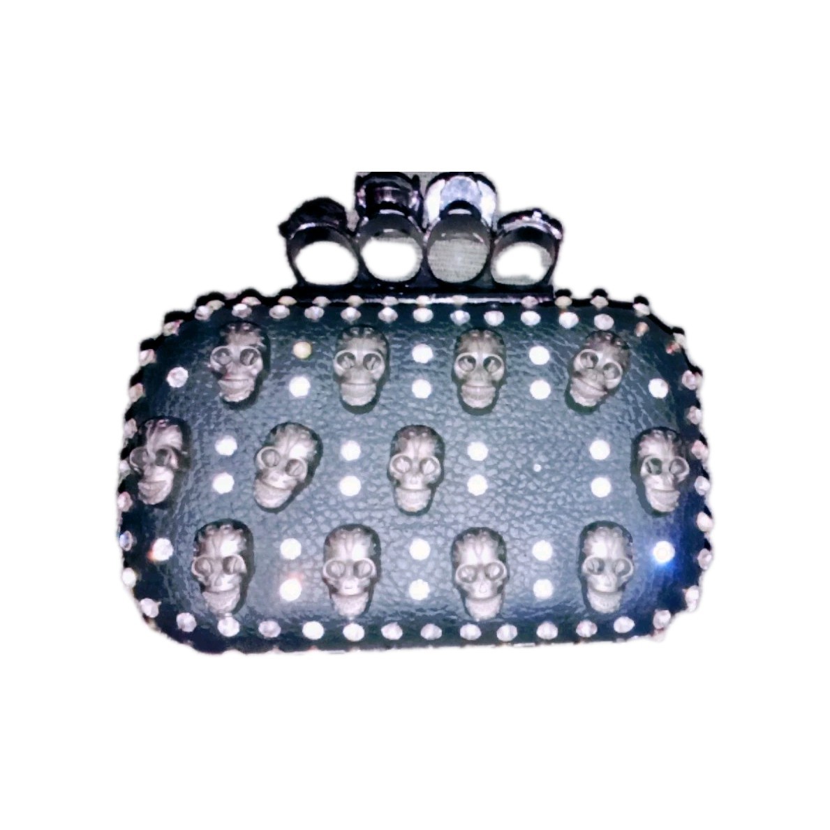 Skull Four Ring Clutch