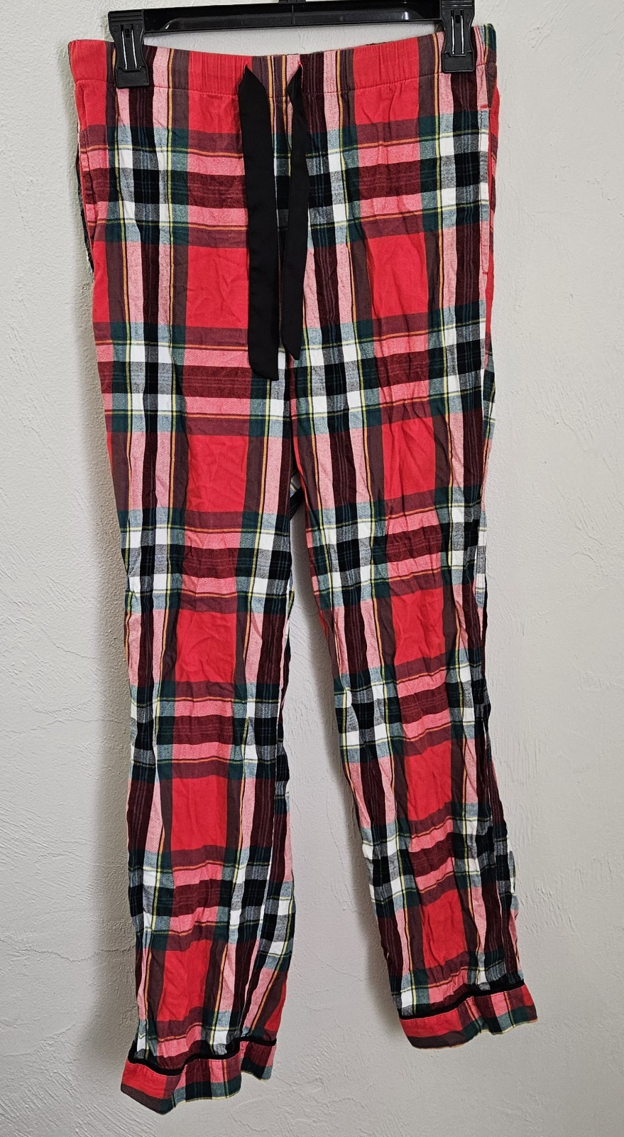 Victoria’s Secret Pajama Pants Size XXS Women’s Red Green Plaid Cotton Blend