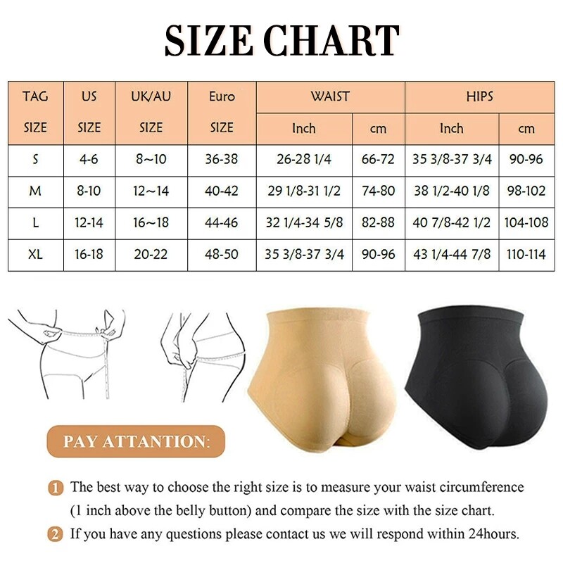 Men Padded Underwear Briefs Boxers Butt Lifter Hip Enhancer Shorts Shaper Pants