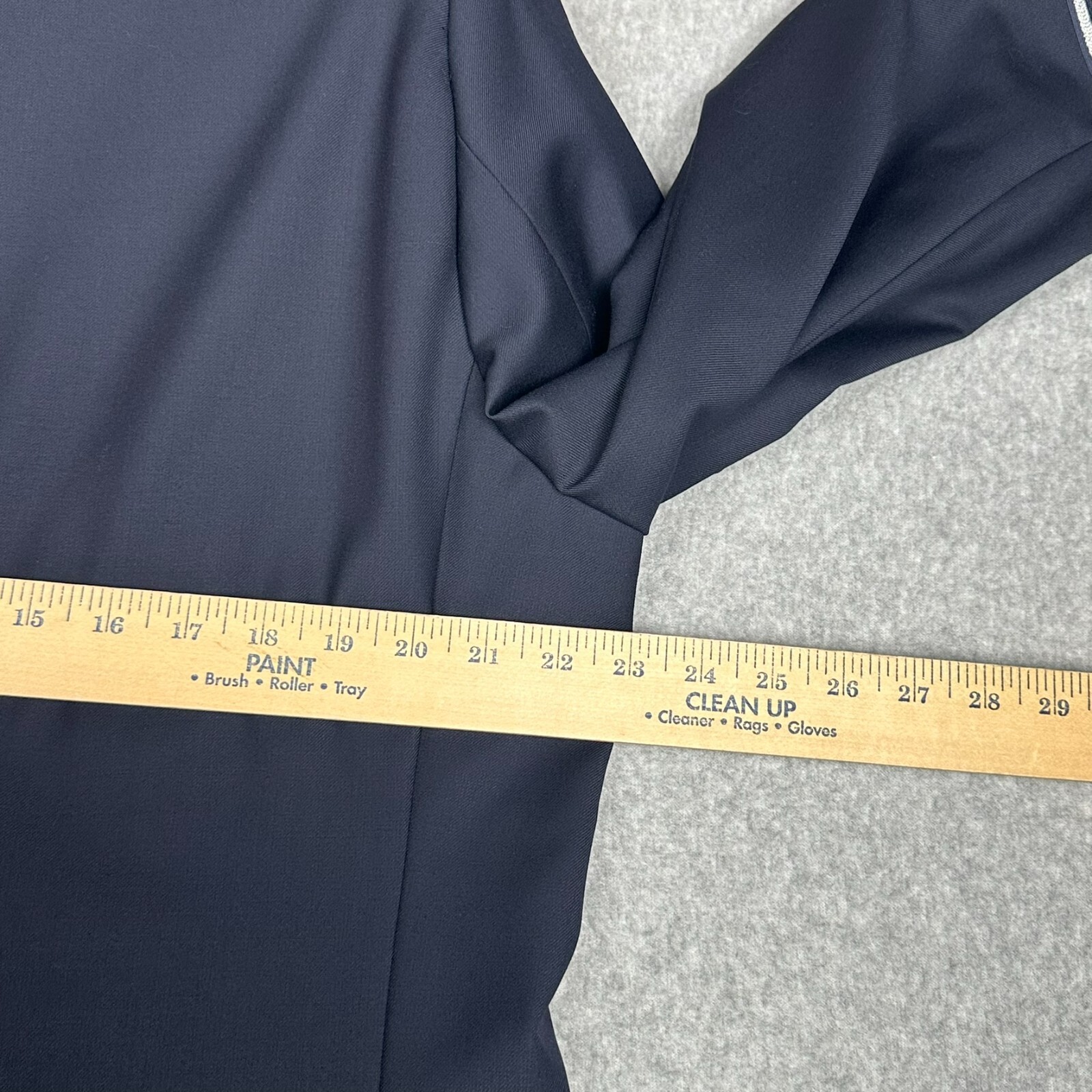 Brooks Brothers NetJets Suit Navy Blue Pilot 2 Piece 2 Vent Blazer 44R Pants 38