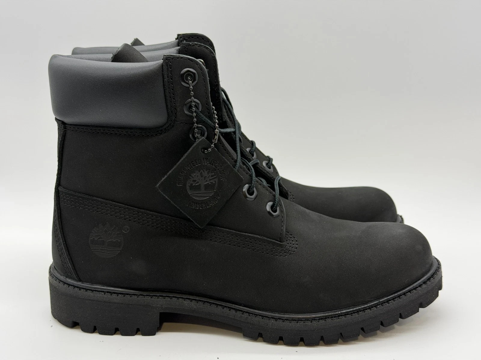 NEW Timberland 6 Inch Boot Black Nubuck Premium TB010073-001 Men’s Sz 11