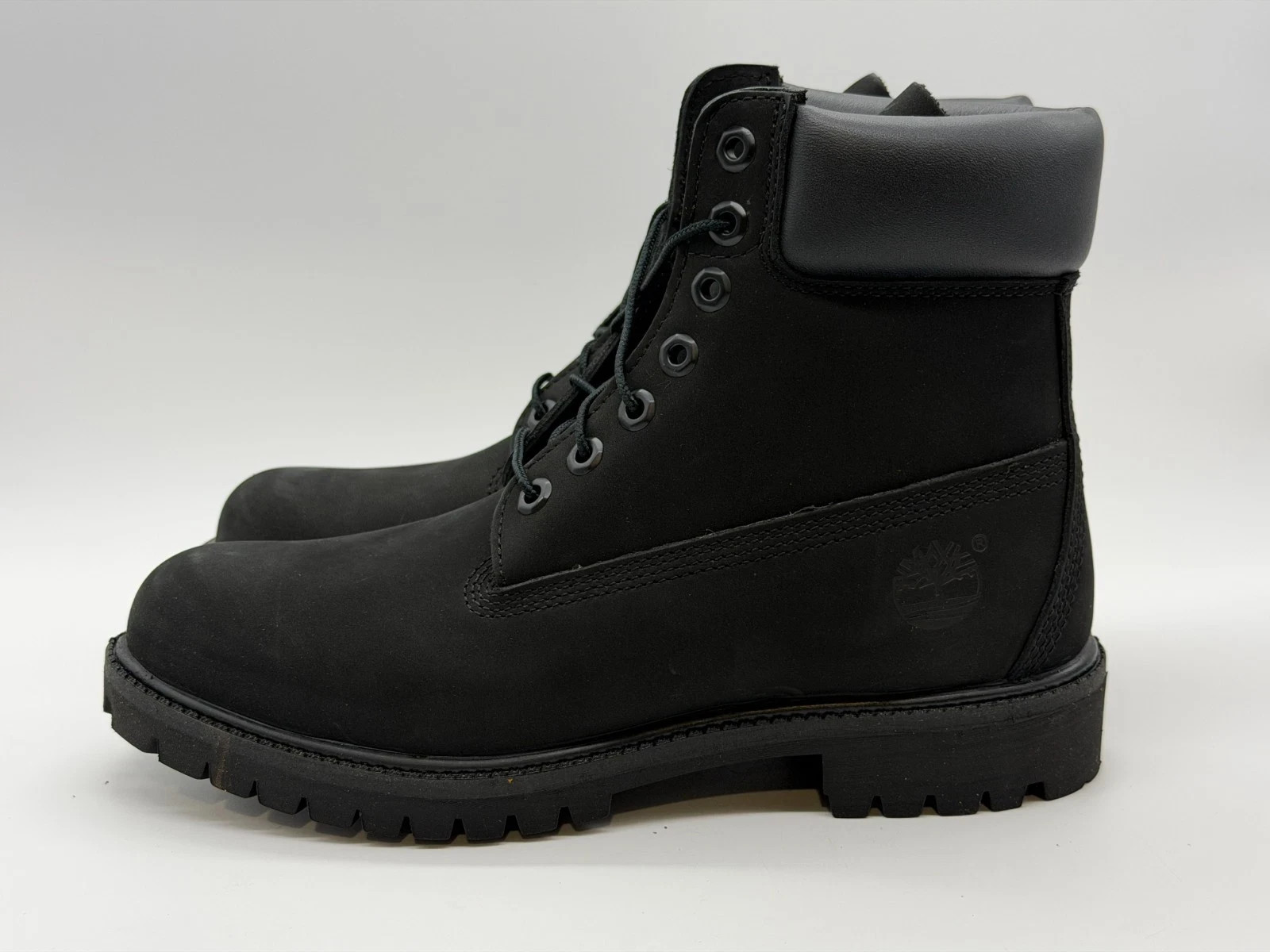 NEW Timberland 6 Inch Boot Black Nubuck Premium TB010073-001 Men’s Sz 11