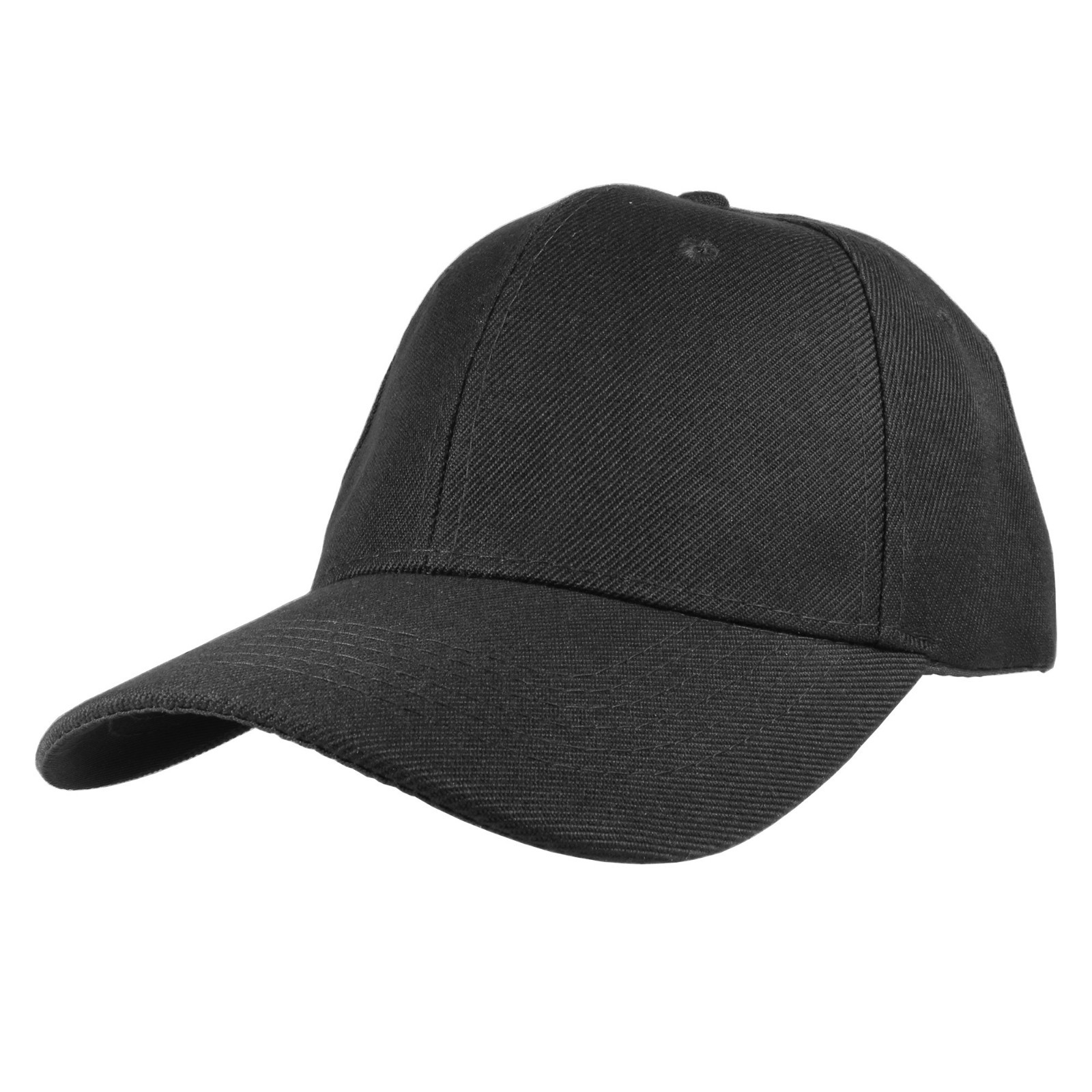 Plain Blank Solid Adjustable Baseball Cap Hats wholesale lot 12pcs