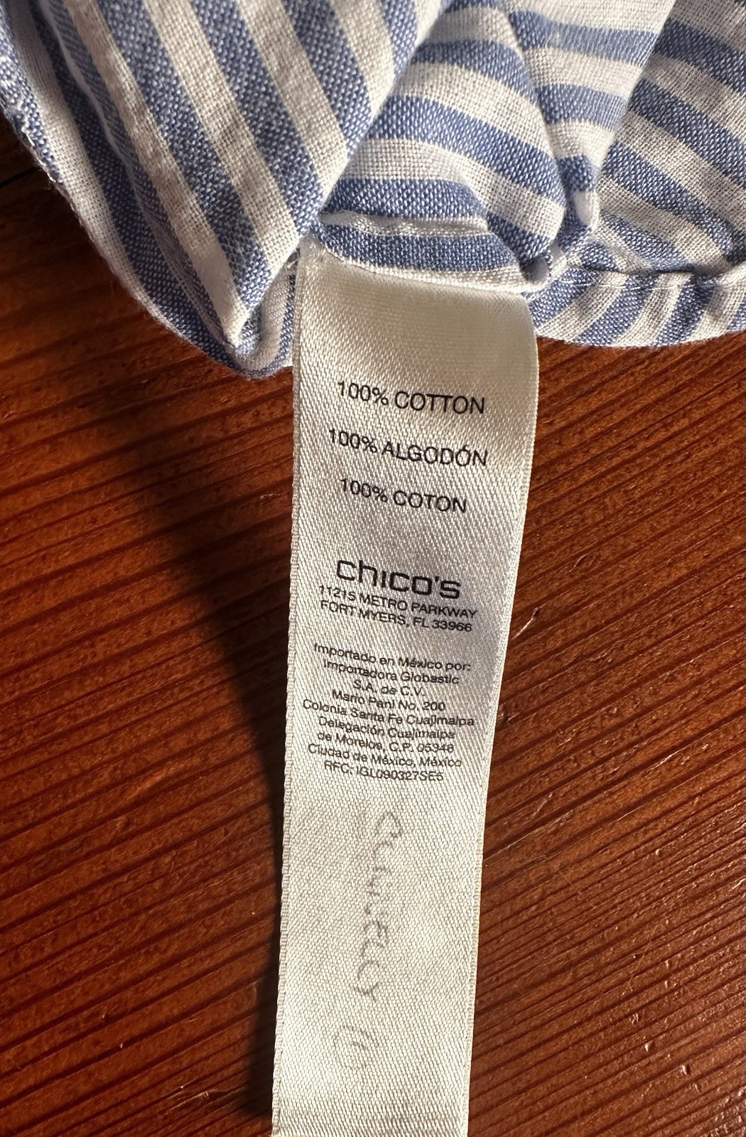 Linen Cotton Top Cowl Neck Shirt Slate Blue, Size Plus 2