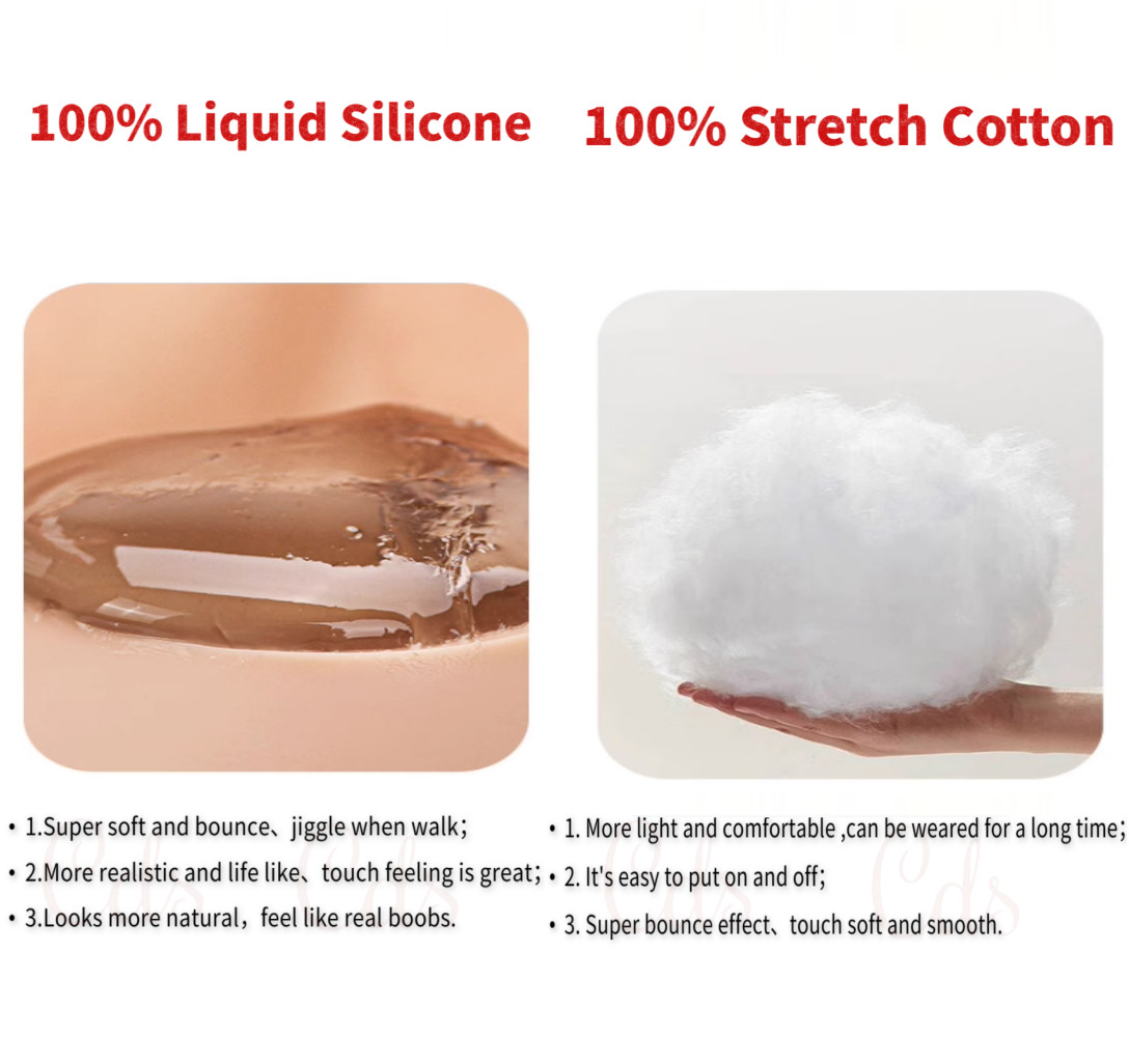 Silicone C/G Cup Bodysuit Breast Forms Fake Vagina Hip Shaping Female Body Suit