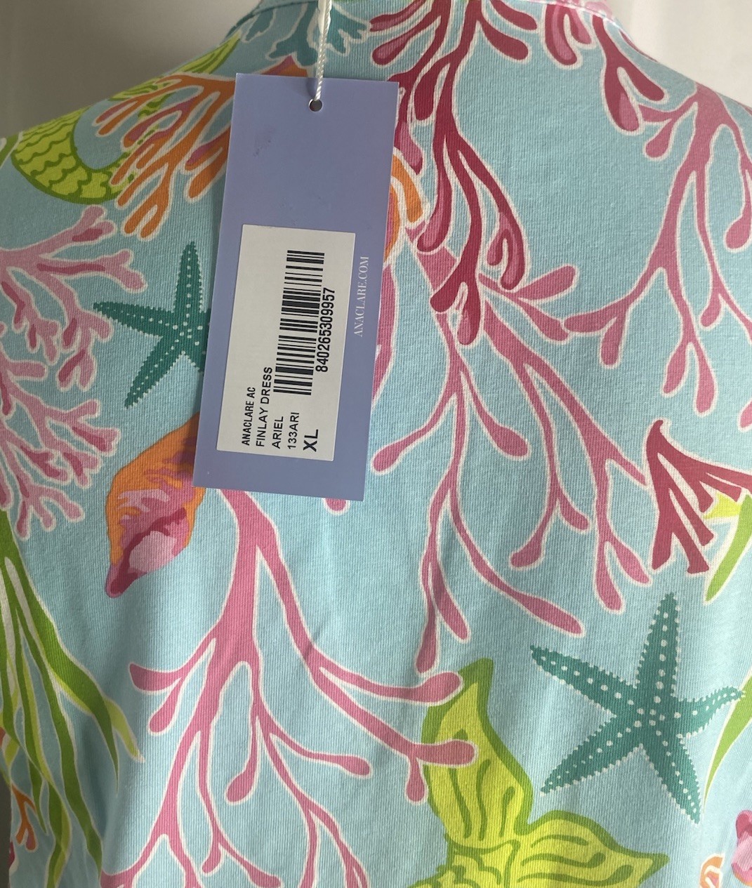NWT Ana Clare Long Sleeve Finlay Ariel Dress WOMEN’S Sz XL