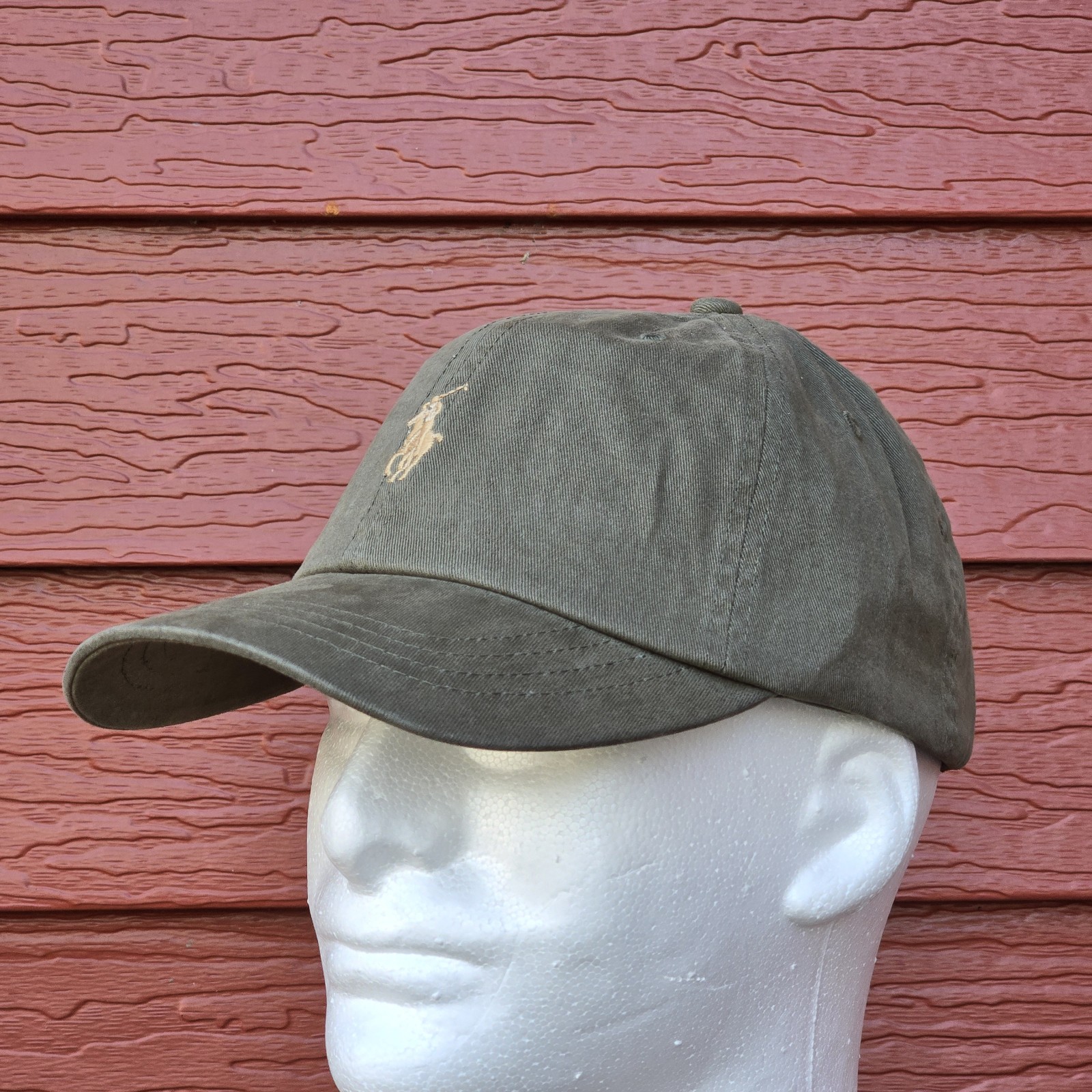 Polo Ralph Lauren Men’s One Size Cotton Chino Adjustable Ball Cap Olive Green