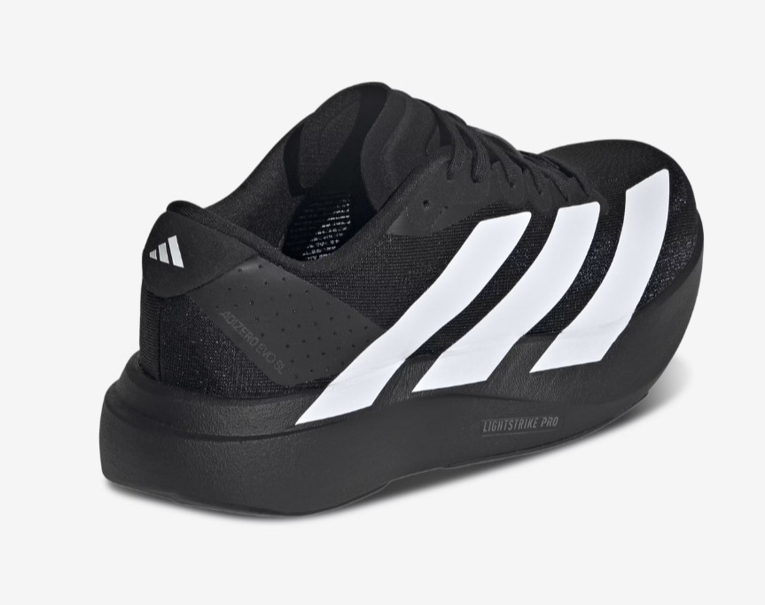 adidas adiZero Evo SL White Black KK1247 GS Sz 4Y-7Y Womens Girls Boys Running
