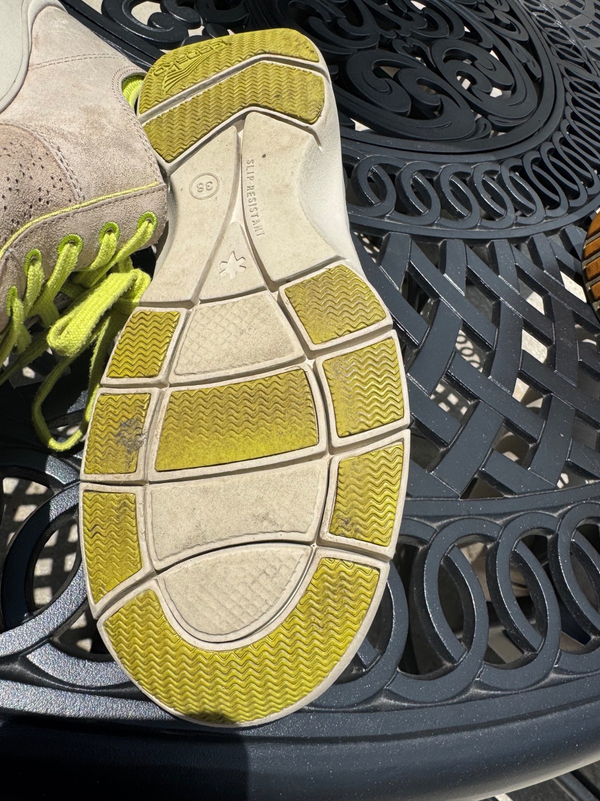 Dansko Elise Women’s Sneakers Tan Suede Green Walking Casual Comfort Shoes