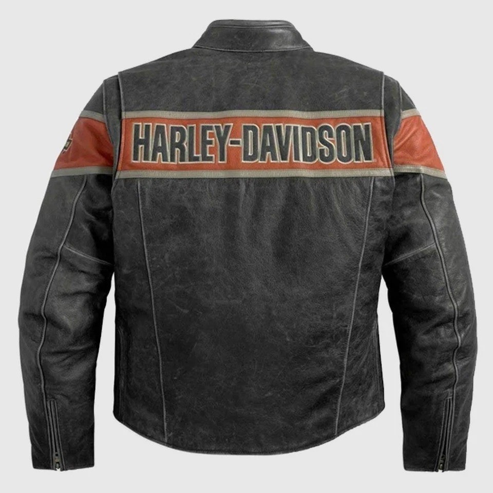 New Genuine cowhide leather motorcycle biker jacket chile remote