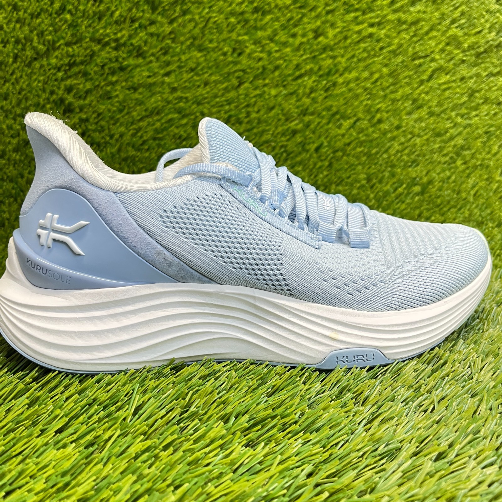 Kuru Atom 2 Womens Size 6.5 Blue White Athletic Running Walking Shoes Sneakers