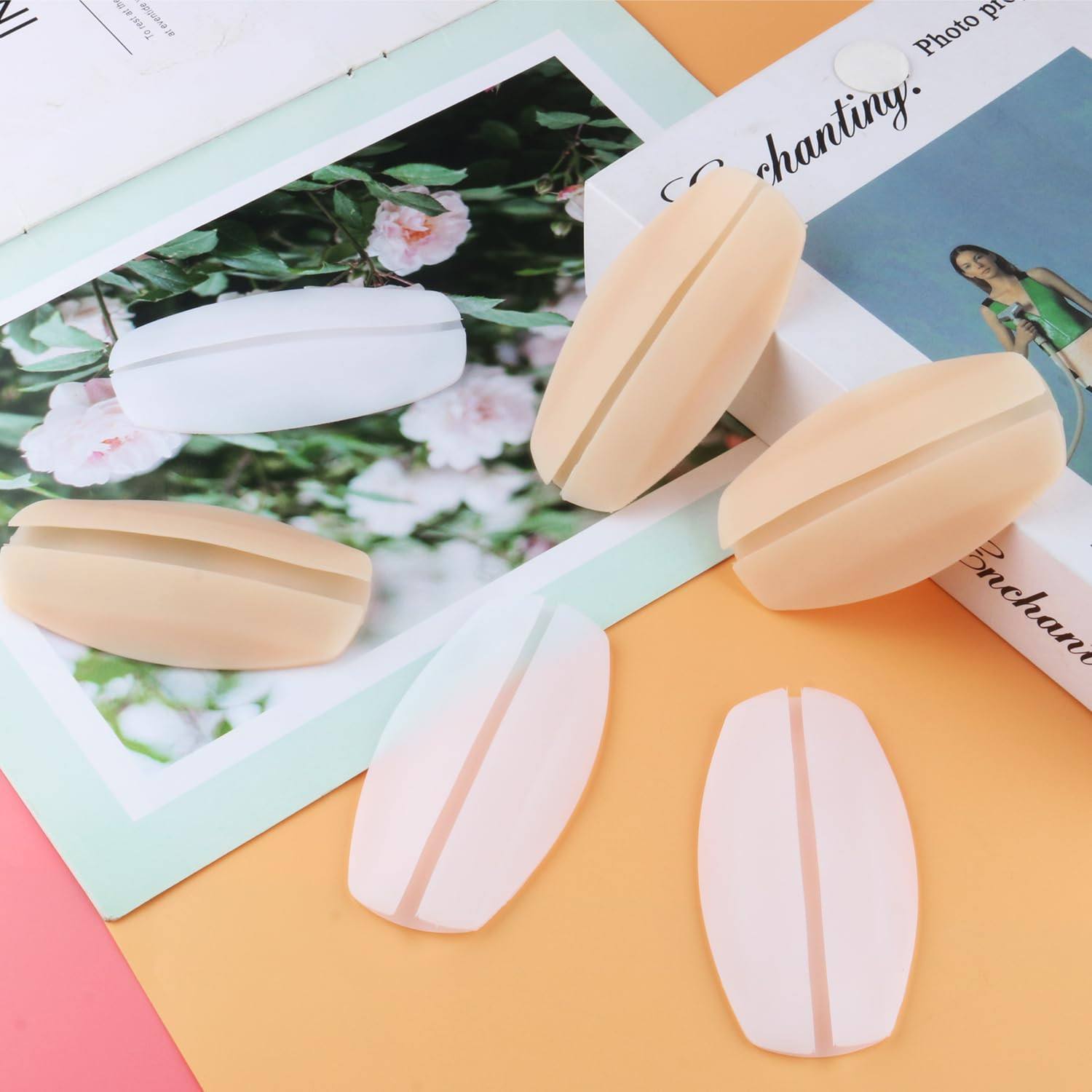 2/6x Bra Strap Pads Silicone Bra Strap Cushions Holders, Slipping Ease Shoulder