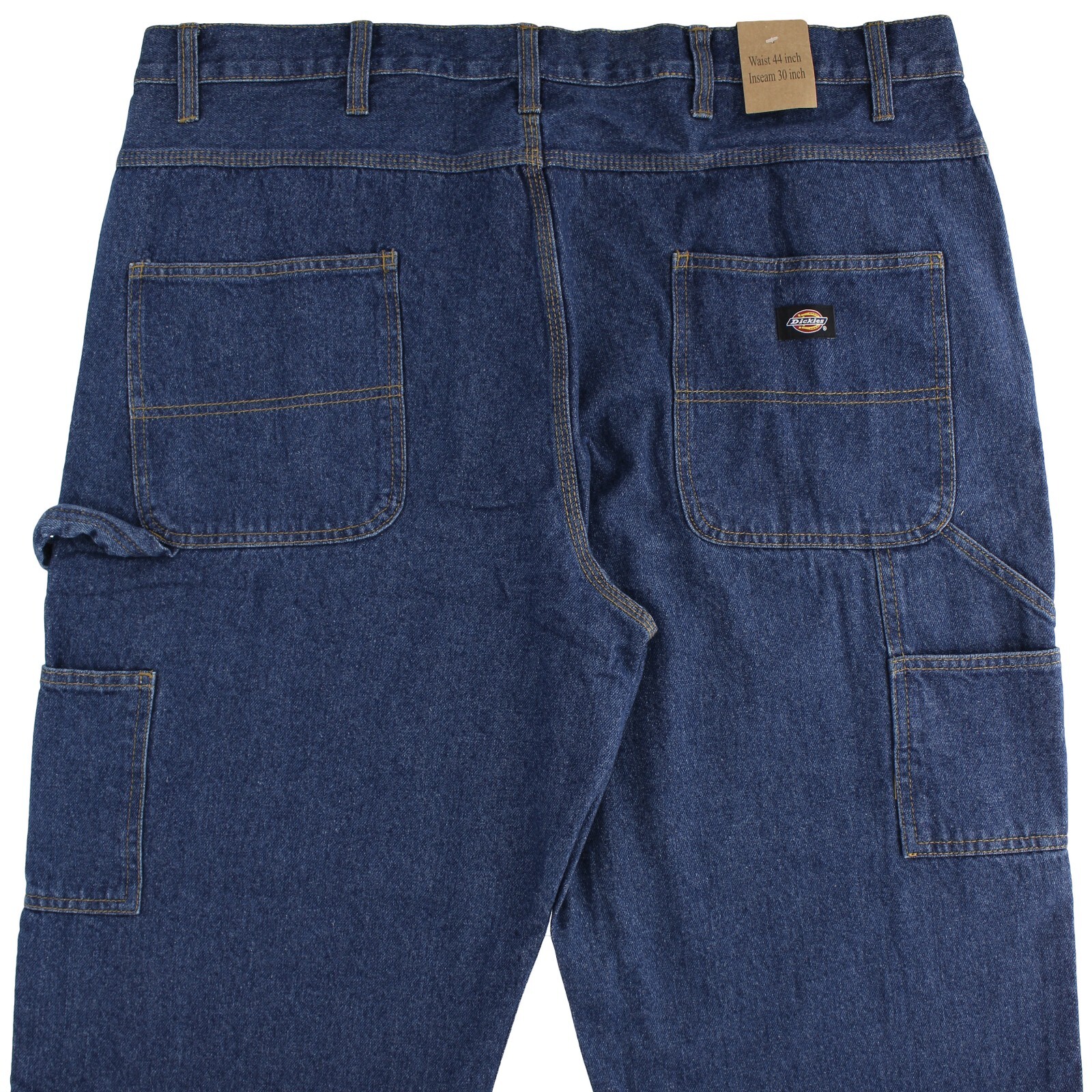 Dickies Carpenter Pants, Men’s Big & Tall Denim Jeans, 8-Pocket, Hammer Loop