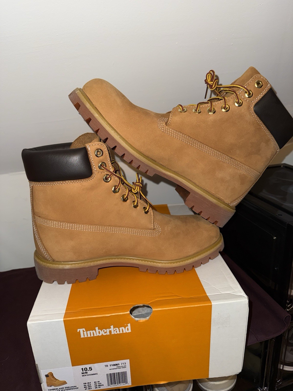 NEW Timberland 6 Inch Boot Wheat Nubuck Premium TB010061-713 Men’s SIZE 10.5